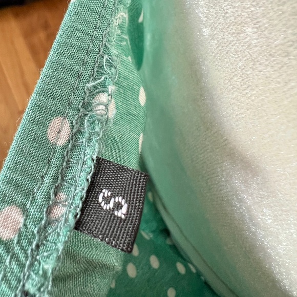 Green Polka Dot Long Dress Small - Picture 8 of 9